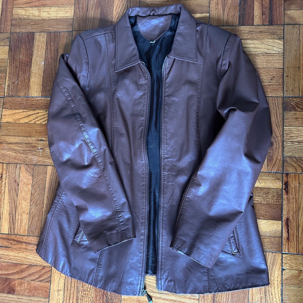 Vintage ‘Pieles Andinos’ Chocolate Brown Leather Jacket